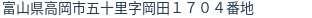 住所(登記所在地)