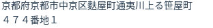 住所(登記所在地)