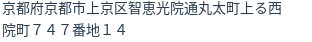 住所(登記所在地)