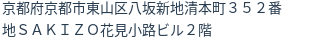 住所（登記所在地）