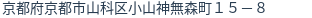 住所（登記所在地）