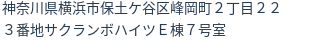 住所(登記所在地)