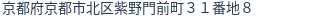 住所（登記所在地）