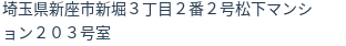 住所(登記所在地)