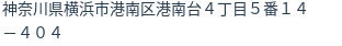 住所(登記所在地)