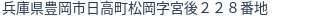 住所(登記所在地)
