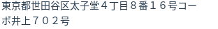 住所(登記所在地)