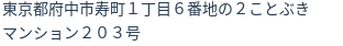 住所（登記所在地）