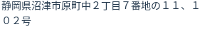 住所(登記所在地)