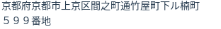 住所（登記所在地）
