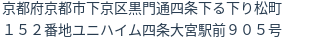 住所（登記所在地）