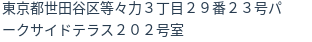 住所(登記所在地)