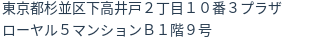 住所(登記所在地)