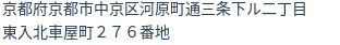 住所（登記所在地）