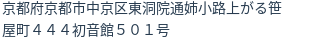 住所（登記所在地）