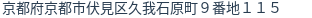 住所(登記所在地)