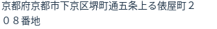 住所(登記所在地)