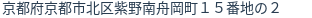 住所(登記所在地)
