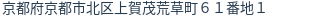 住所(登記所在地)