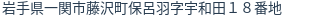 住所(登記所在地)