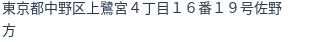 住所(登記所在地)