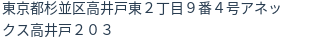 住所(登記所在地)