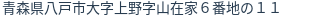 住所（登記所在地）