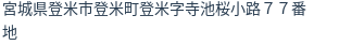 住所(登記所在地)