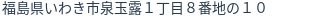 住所（登記所在地）