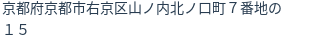 住所（登記所在地）