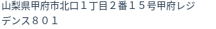 住所（登記所在地）