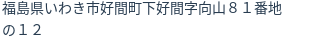 住所(登記所在地)