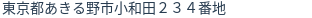 住所(登記所在地)