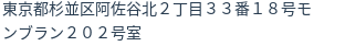 住所(登記所在地)