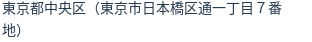 住所（登記所在地）