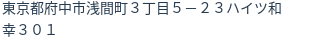 住所(登記所在地)