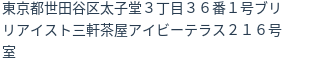 住所(登記所在地)