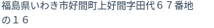 住所(登記所在地)