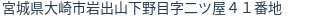 住所(登記所在地)