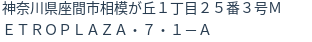 住所（登記所在地）
