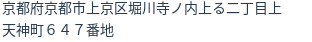 住所(登記所在地)
