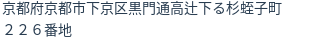 住所(登記所在地)