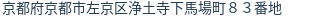 住所(登記所在地)