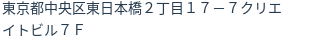 住所(登記所在地)