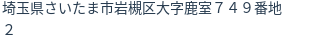 住所(登記所在地)