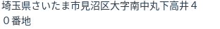 住所(登記所在地)