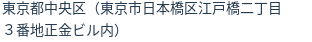 住所(登記所在地)