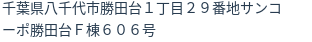 住所（登記所在地）