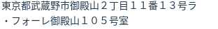 住所（登記所在地）