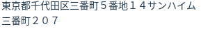 住所(登記所在地)